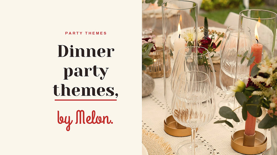 Candlelit outdoor dinner party tablescape by Kalah Melon, By Melon bespoke stationery