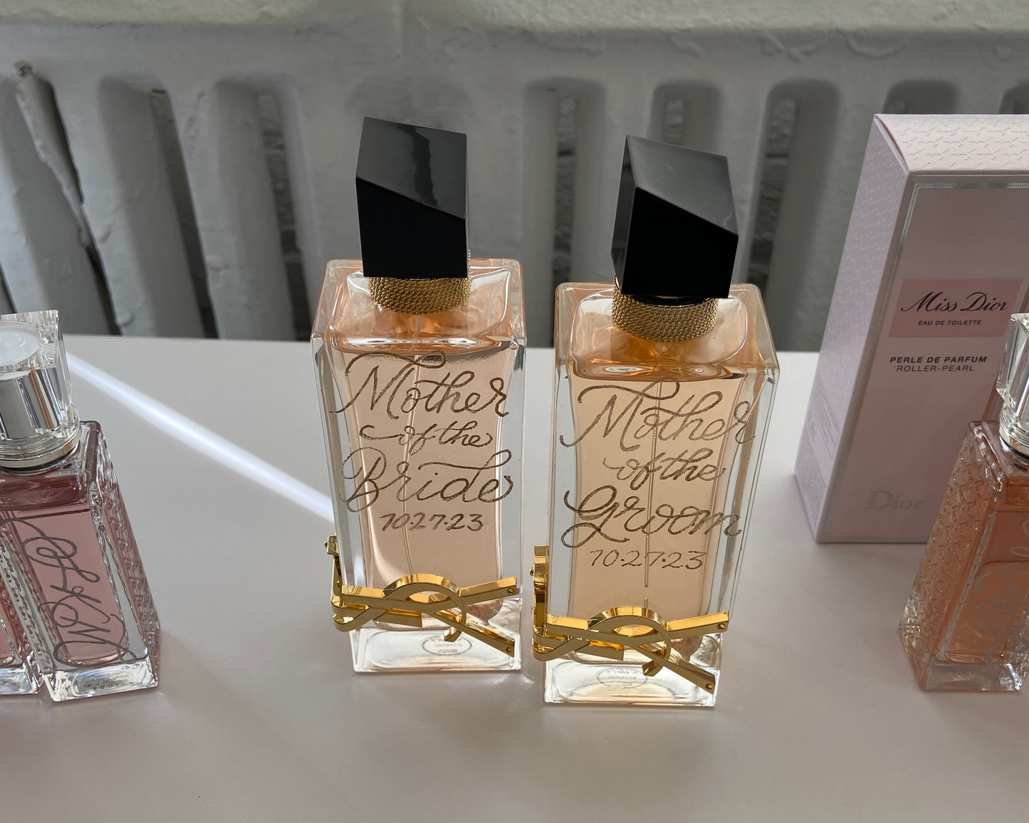 Hand-Engraved Perfume Bottle | Custom Bridal Gift, Bridesmaid Proposal & Wedding Keepsake