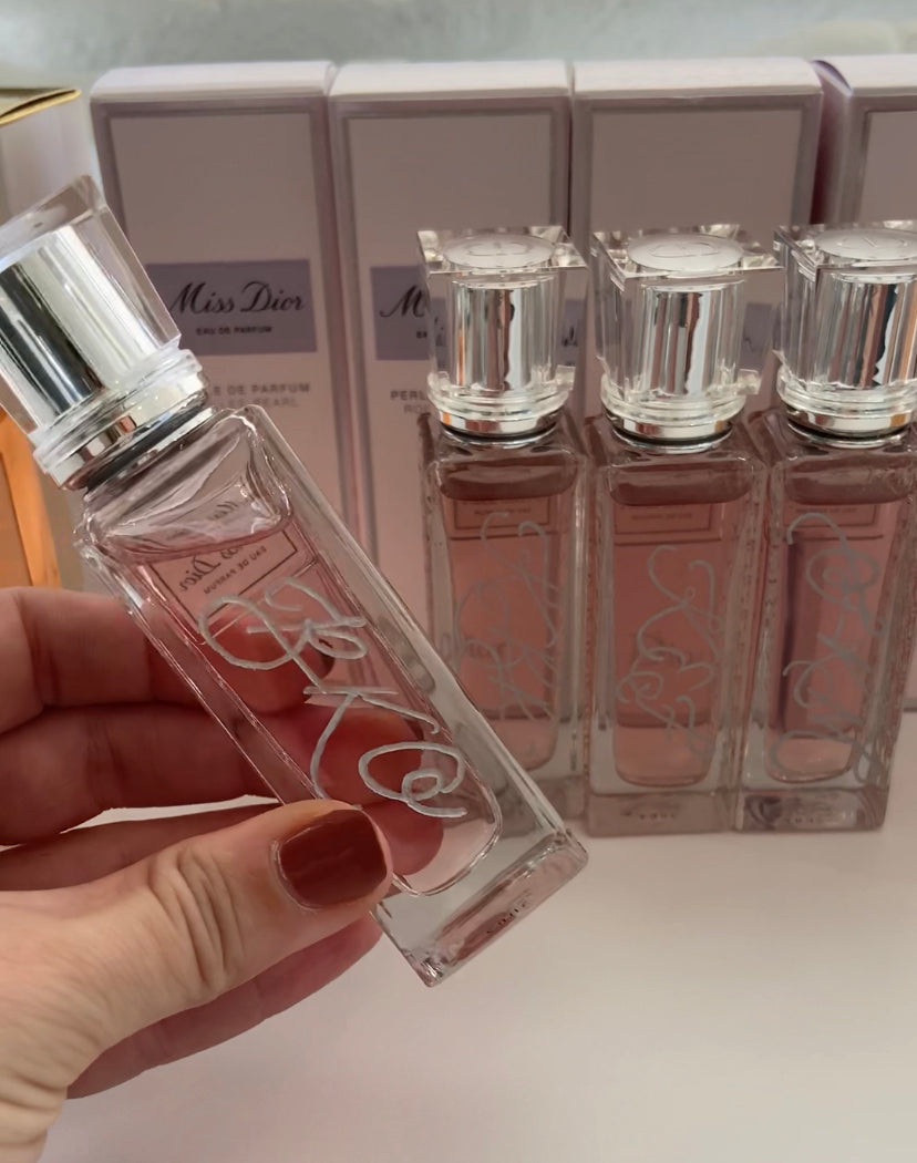 Hand-Engraved Perfume Bottle | Custom Bridal Gift, Bridesmaid Proposal & Wedding Keepsake