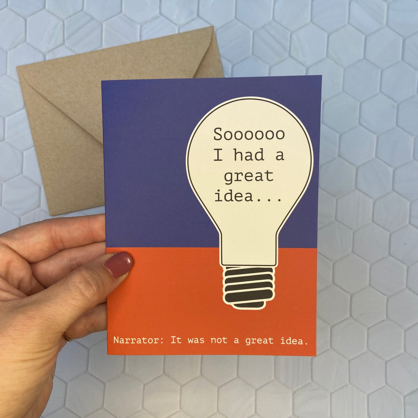 "Great Ideas" Greeting Card, by Melon