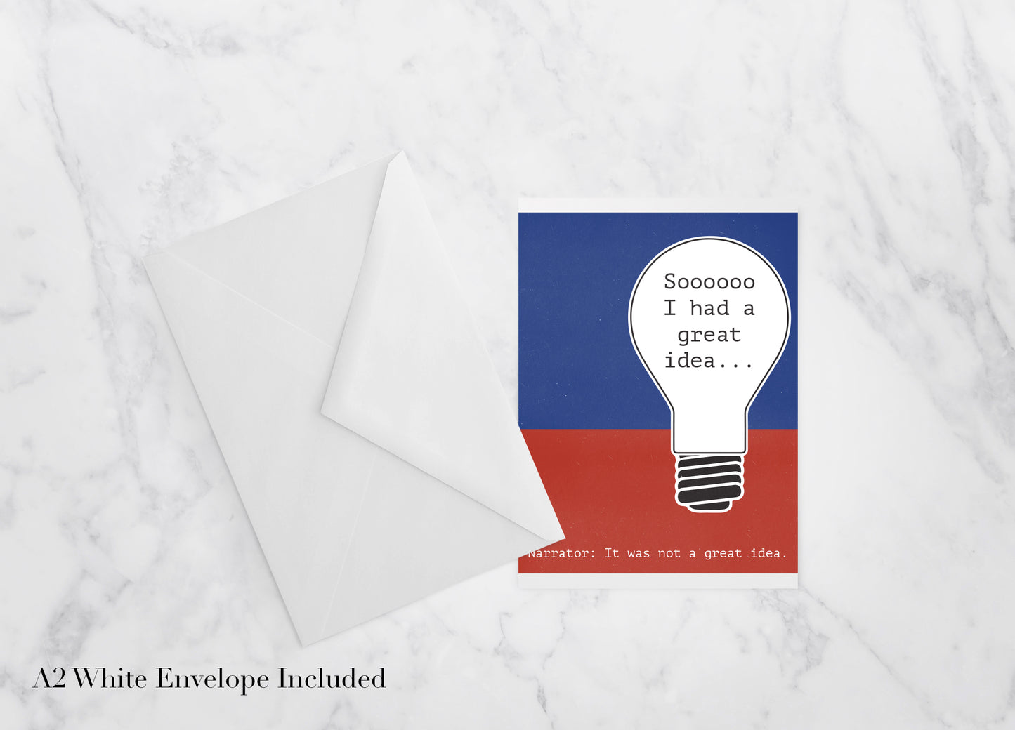 "Great Ideas" Greeting Card, by Melon
