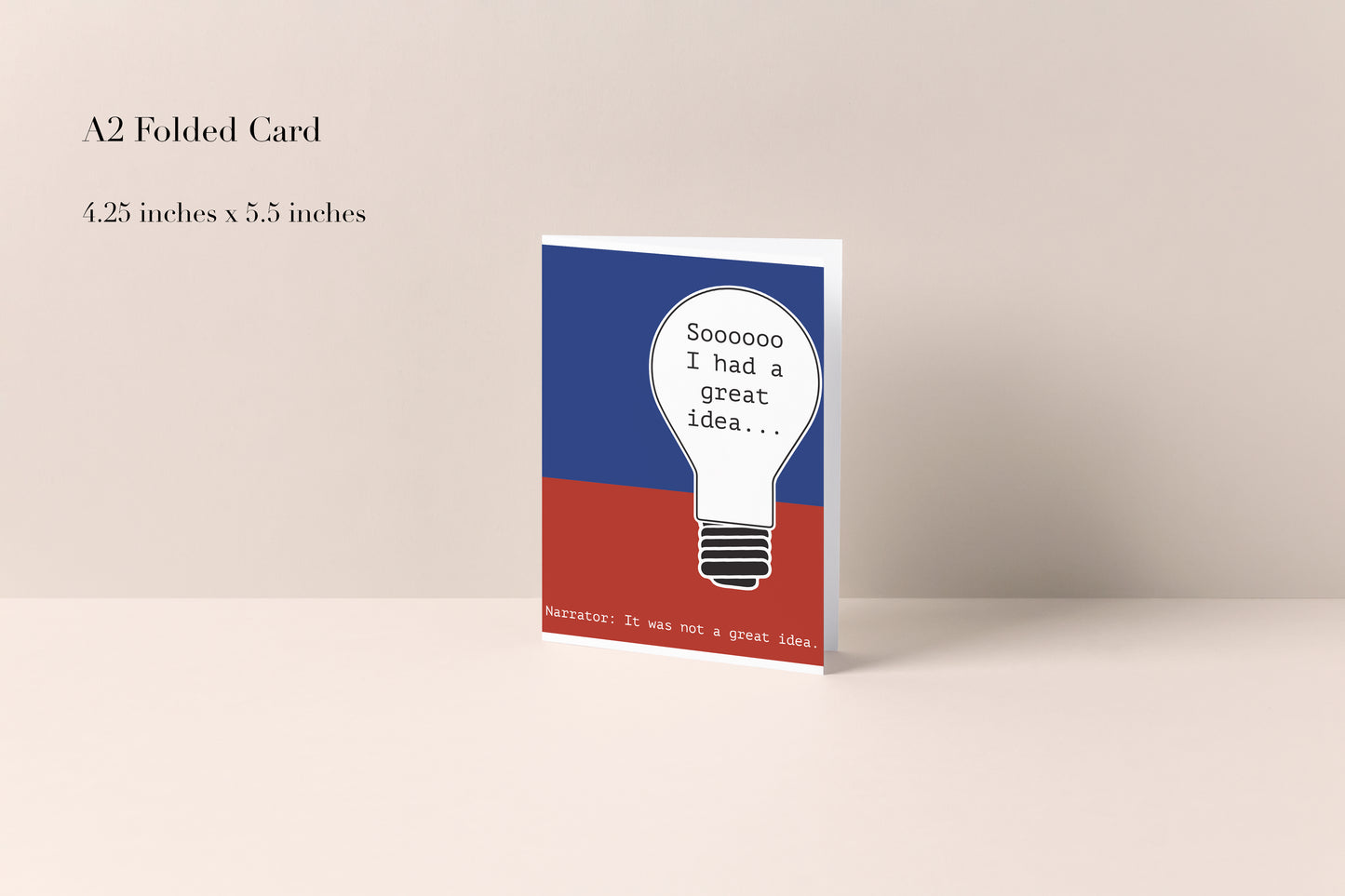 "Great Ideas" Greeting Card, by Melon