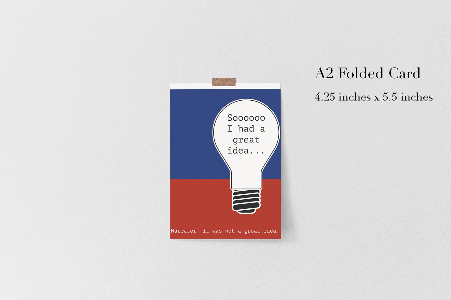 "Great Ideas" Greeting Card, by Melon