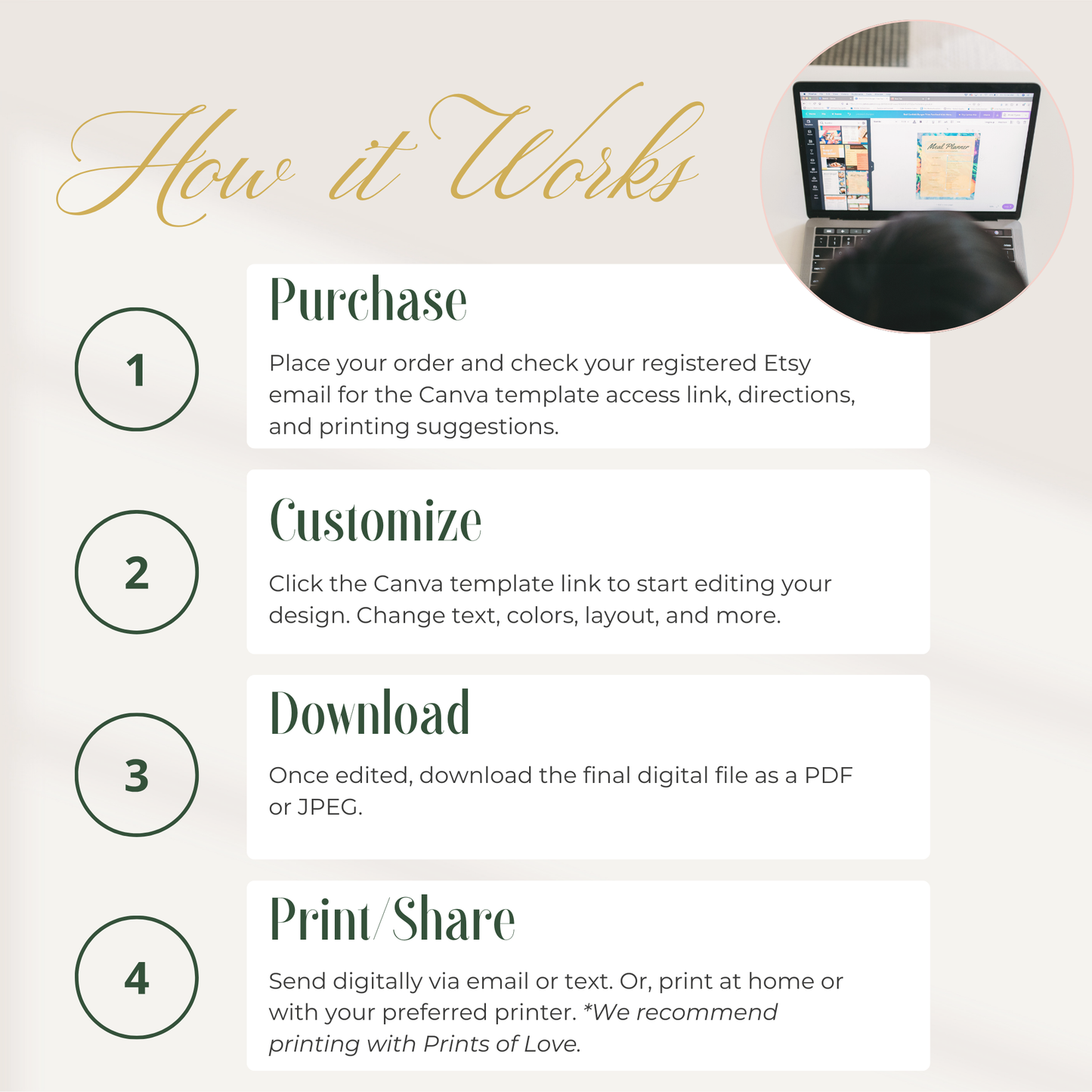 Step-by-step instructions for editing Canva Halloween invitation template — purchase, customize, download, print or share digitally