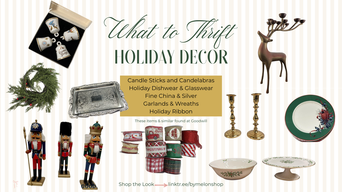 What holiday decor to thrift vs buy blog image