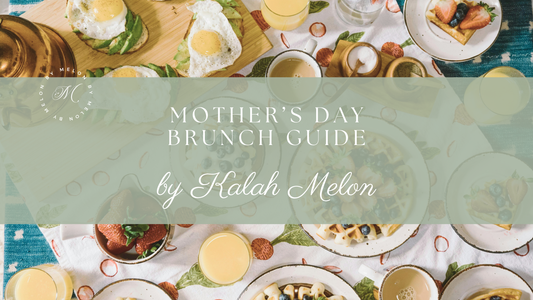 Mother's Day brunch gift guide 2026 by Kalah Melon, By Melon bespoke stationery
