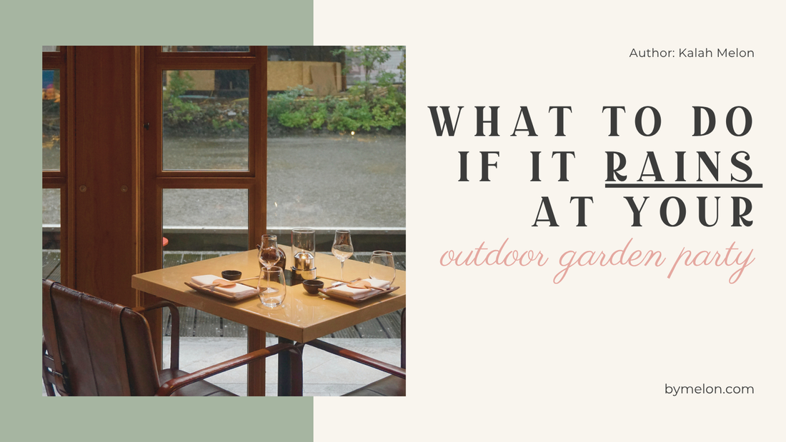 what to do if it rains at your outdoor garden party blog cover