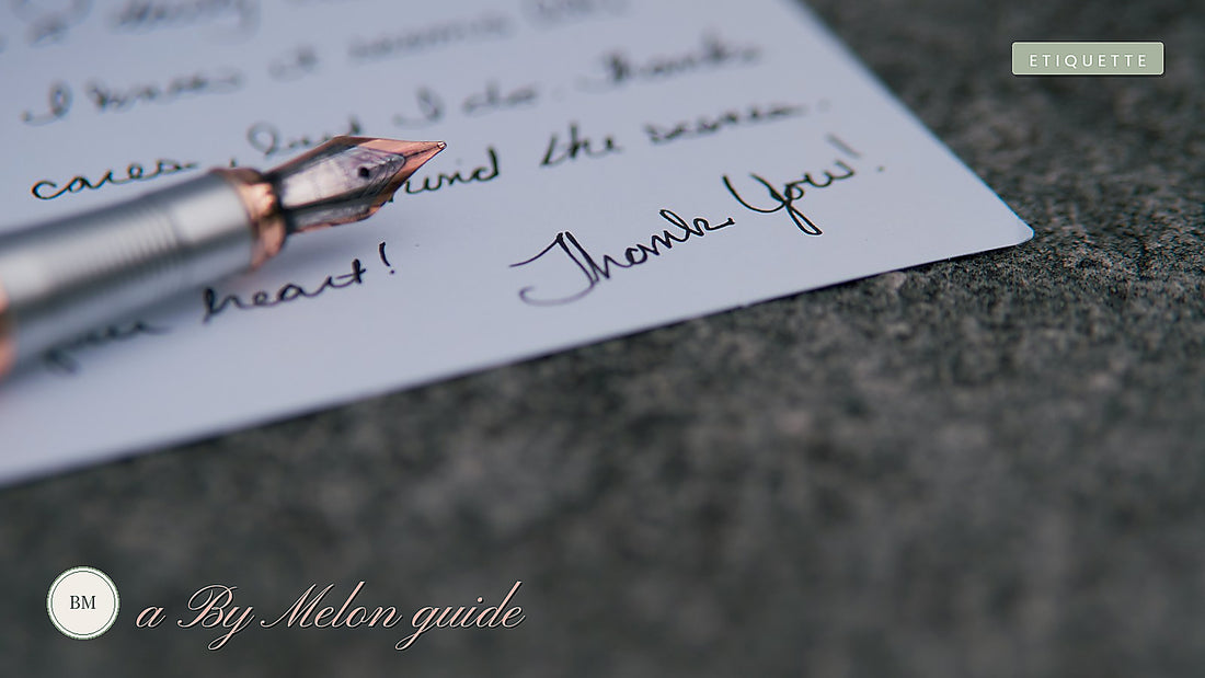 Hostess Thank You Note — a By Melon guide
