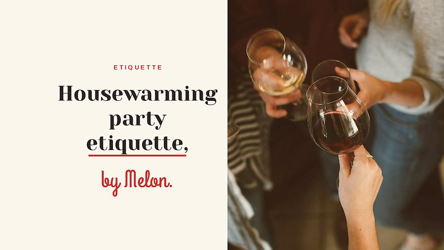 Friends toasting with wine at a housewarming, by Kalah Melon, By Melon bespoke stationery