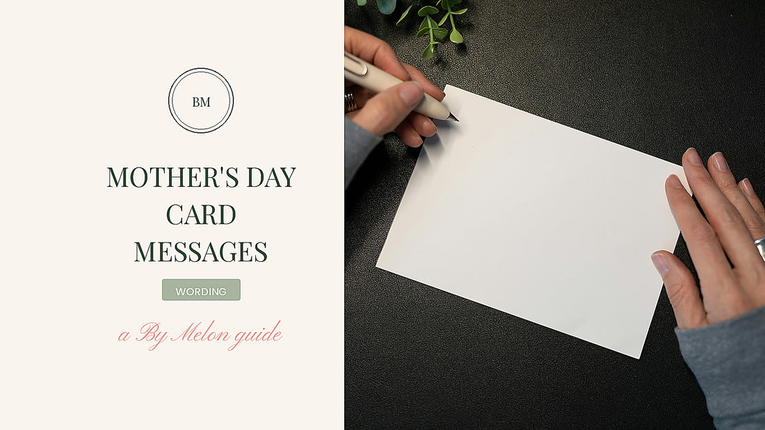 Mothers Day Card Messages by Kalah Melon, By Melon bespoke stationery