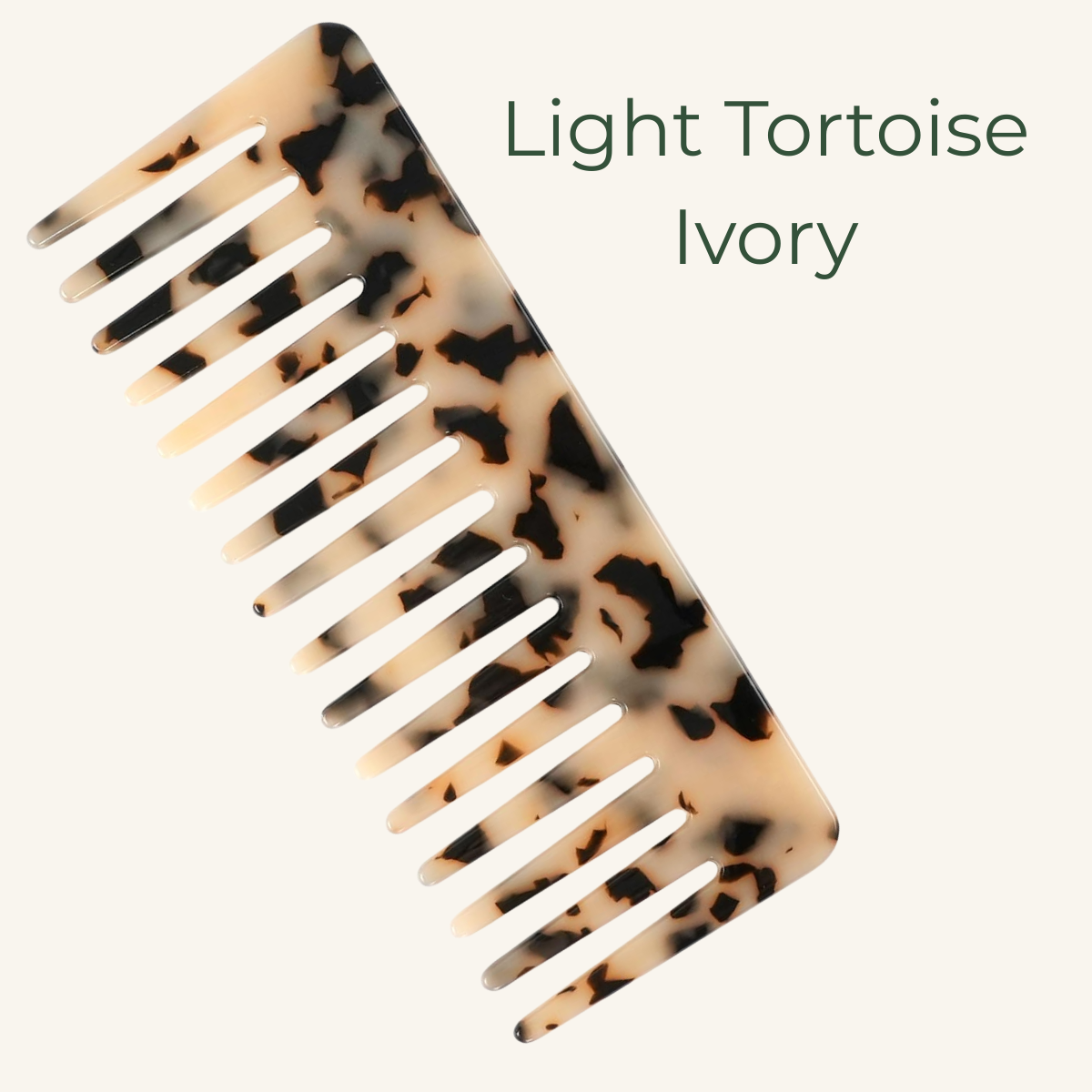 Personalized Hand-Engraved Tortoise Comb