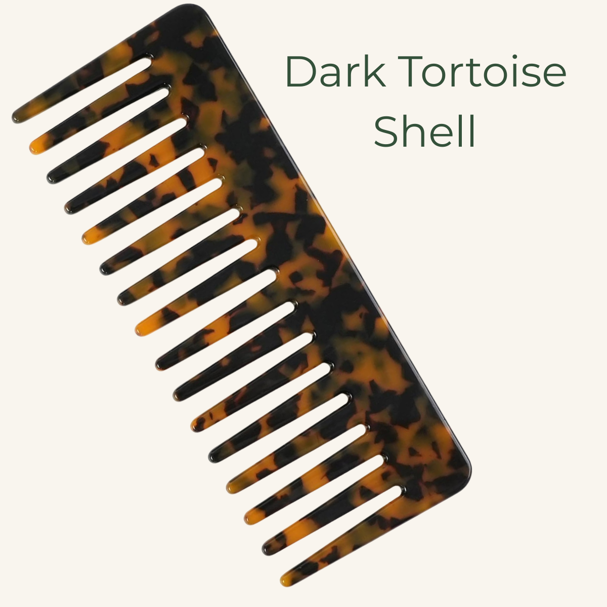 Personalized Hand-Engraved Tortoise Comb