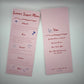 Printable dinner and drink menu template for weddings, showers, and Italian supper parties