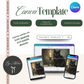 Editable Halloween invitation Canva template shown on laptop, tablet, and phone for easy customization.