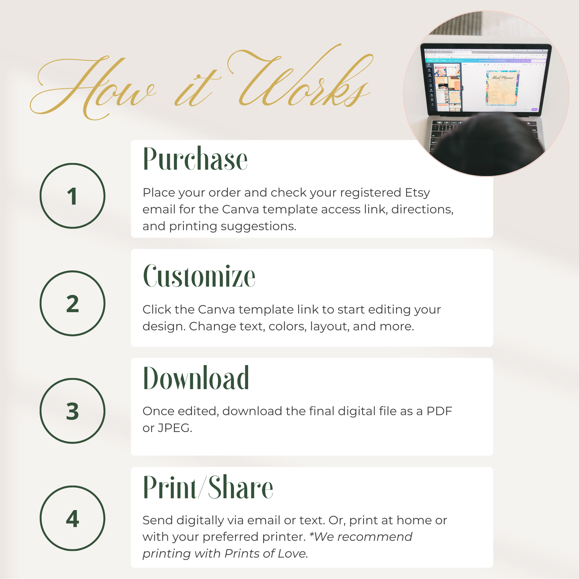 Step-by-step instructions for editing Canva Halloween invitation template — purchase, customize, download, print or share digitally