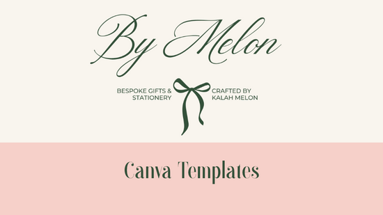Step-by-step video showing how to edit, download, and print your By Melon Canva template