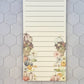 Fall Pumpkins & Florals "To-Do-List" Notepad