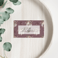 Purple Pumpkin Thanksgiving Place Cards - Digital Download